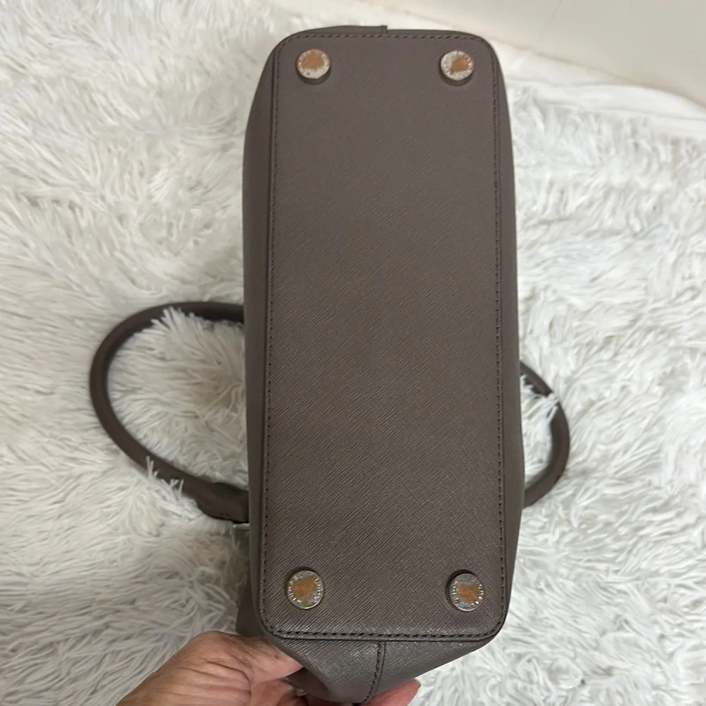 Michael Kors Brown Satchel Saffiano Leather